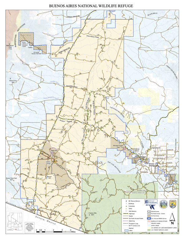 Refuge Map Friends Of Buenos Aires National Wildlife Refuge   Refuge Map 1 2021 72ppi 600x776 